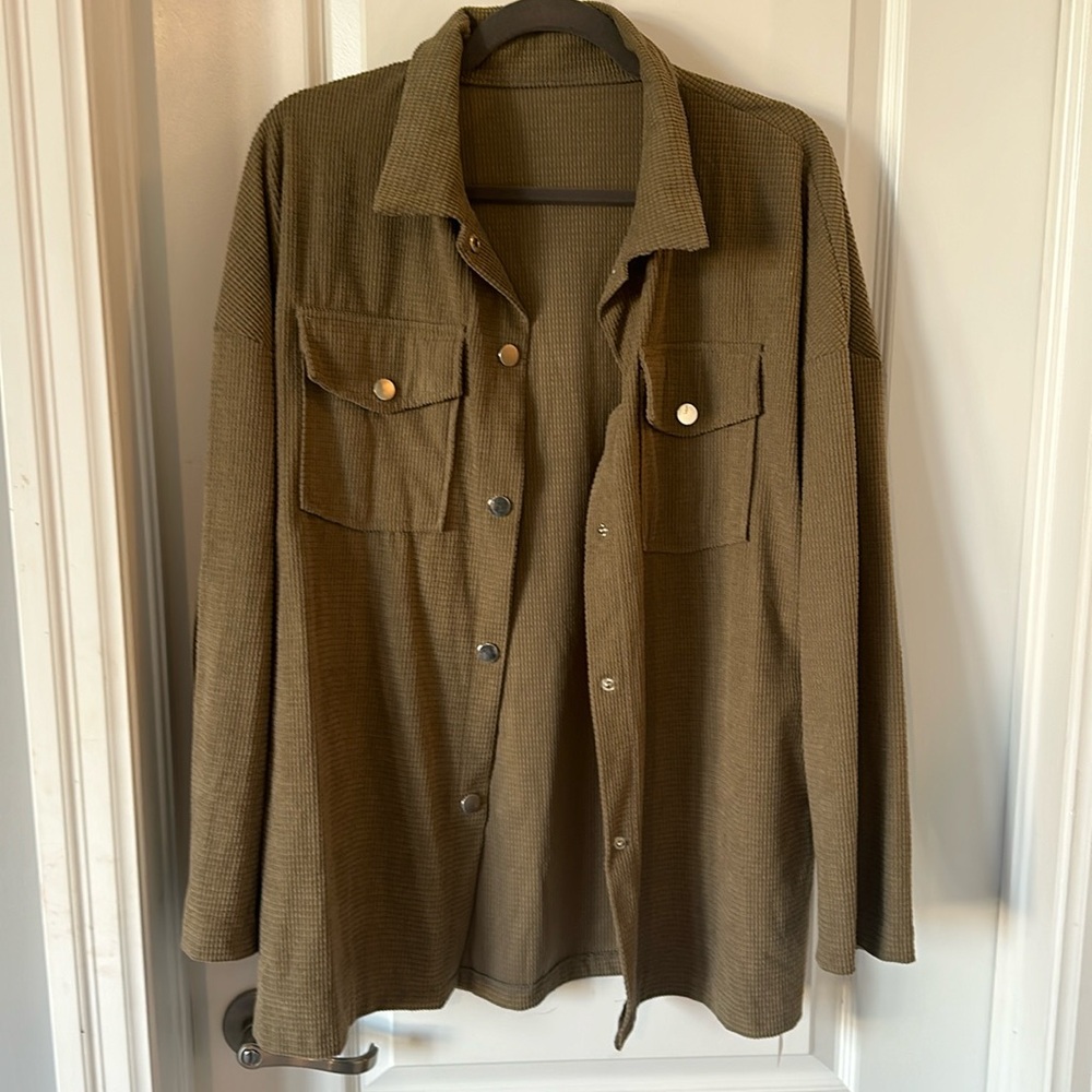 Corduroy Shacket Handmade